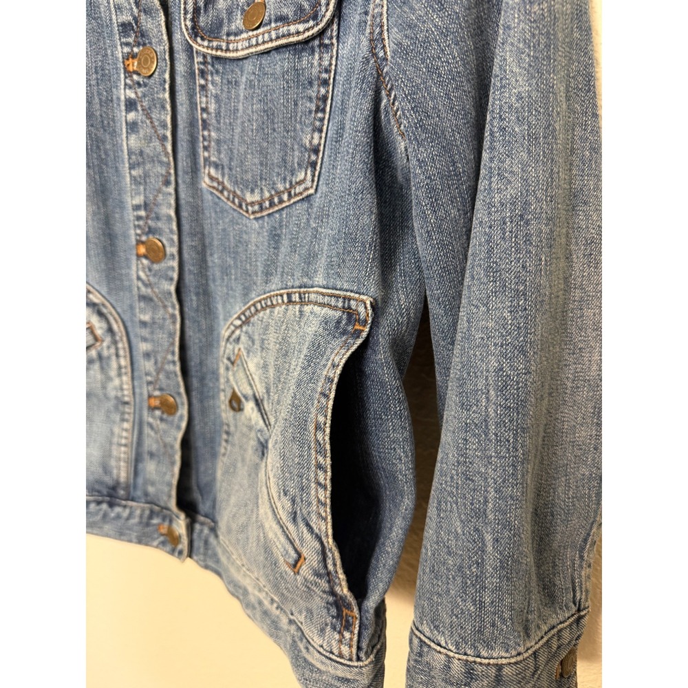 Lauren Jeans Co Ralph Lauren Denim 90's Y2K Trucker Jacket  Womens Size M - Picture 8 of 11